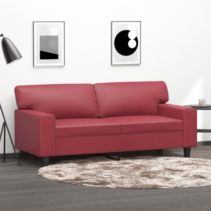 Produit similaire: Zerodis Canapé à 2 places Rouge bordeaux 140 cm Similicuir AB359420 LC033
