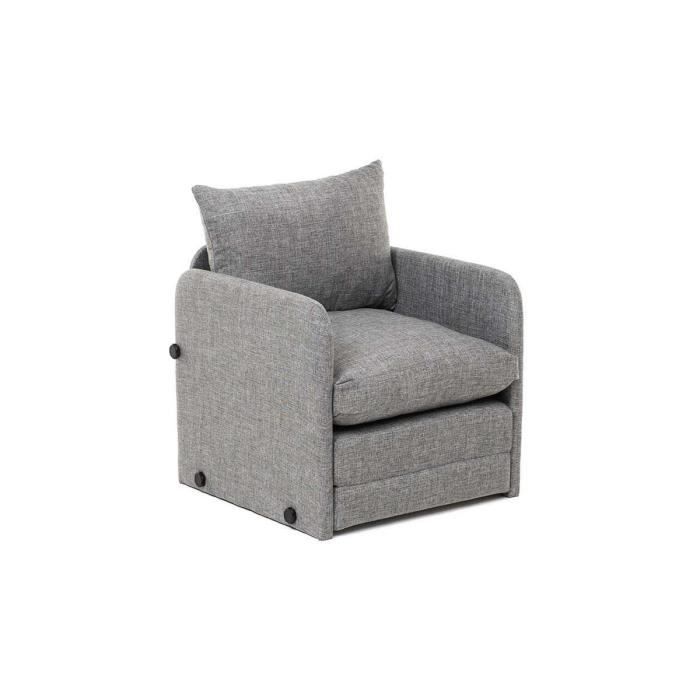 Produit similaire: Fauteuil convertible en tissu Saga gris clair