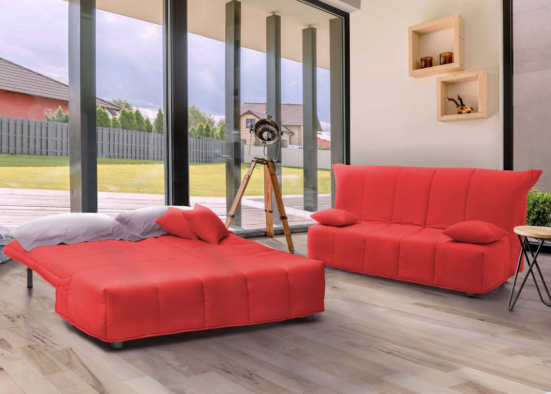 Produit similaire: ariska - Canapé convertible Rouge