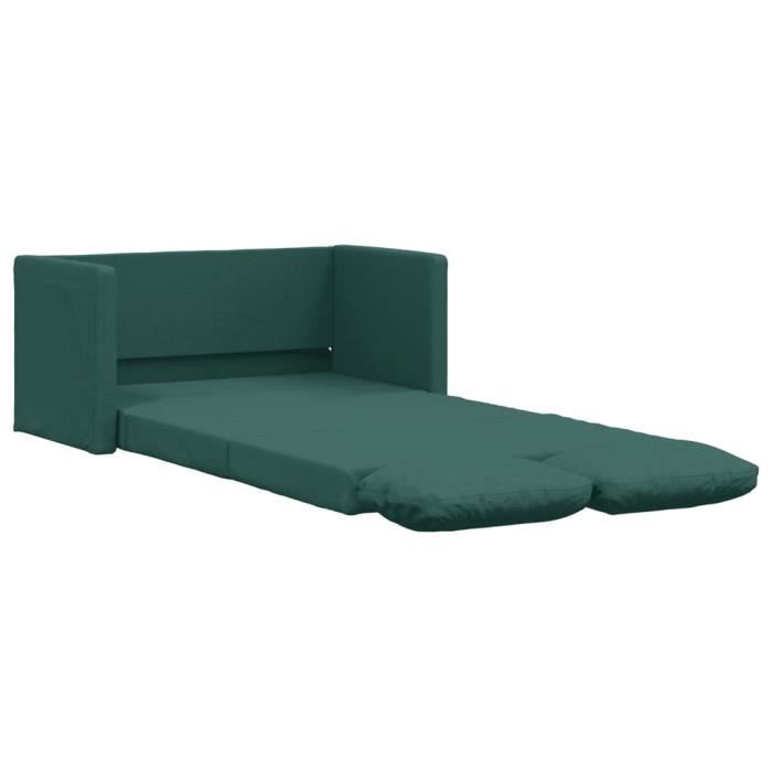 Produit similaire: Canapé-lit 2 en 1 vert foncé 112x174x55 cm tissu55 [cm]