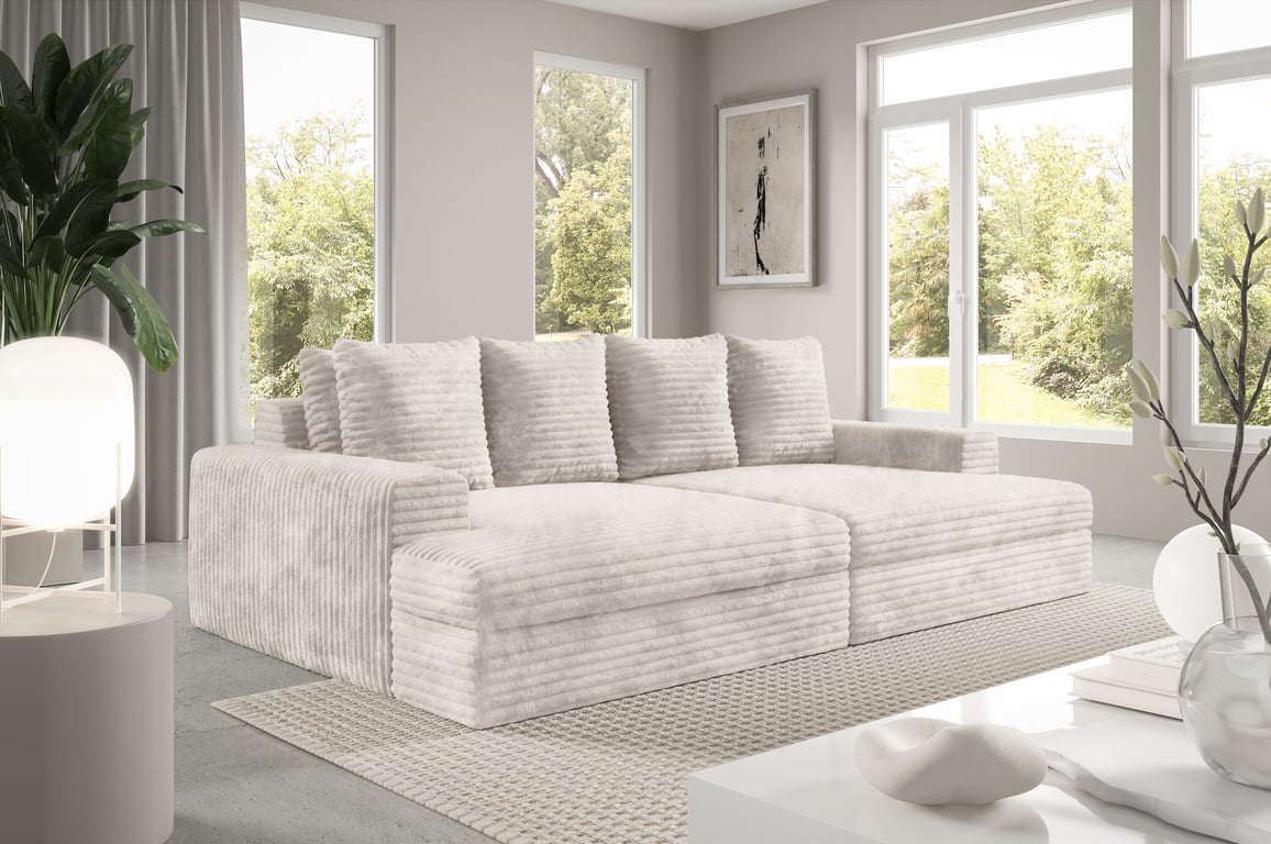 Produit similaire: camelia - Canapé velours côtelé Blanc