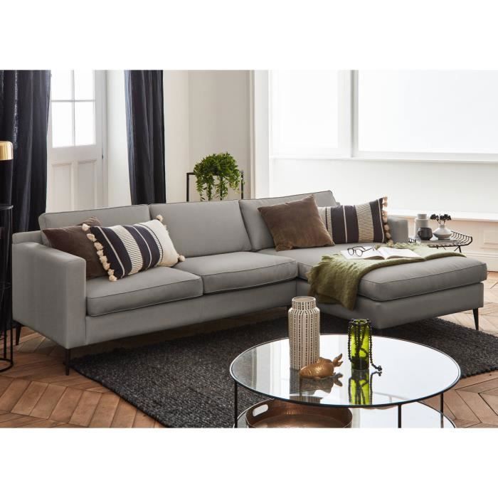 Produit similaire: Rune - canapé panoramique - avec pouf d'appoint - 7 places - style scandinave - droit
