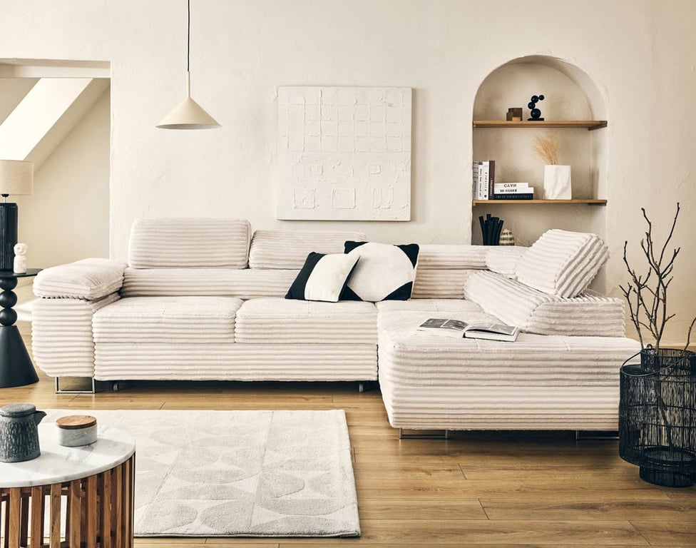 Produit similaire: zaria - Canapé relax convertible Beige