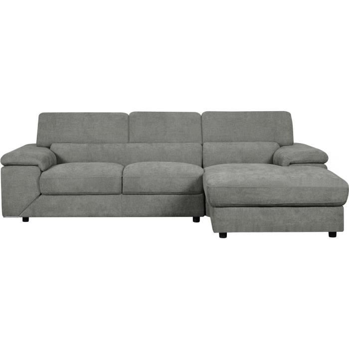 Produit similaire: Canapé d'angle - HABITAT ET JARDIN - London - Tissu chenille - 4 places - Gris