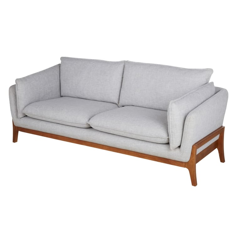 Canapé Shield 3 places tissu gris - Vue supplémentaire 3