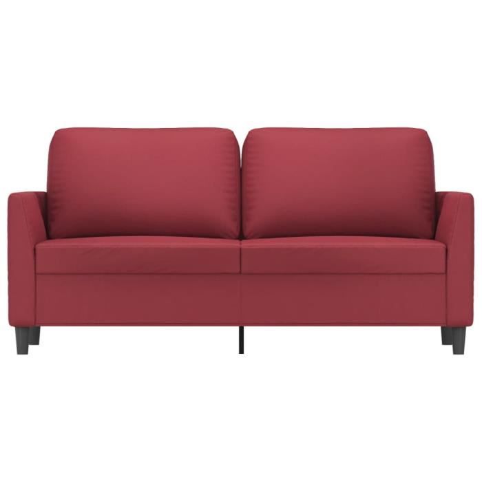 Produit similaire: Zerodis Canapé à 2 places Rouge bordeaux 140 cm Similicuir LC033