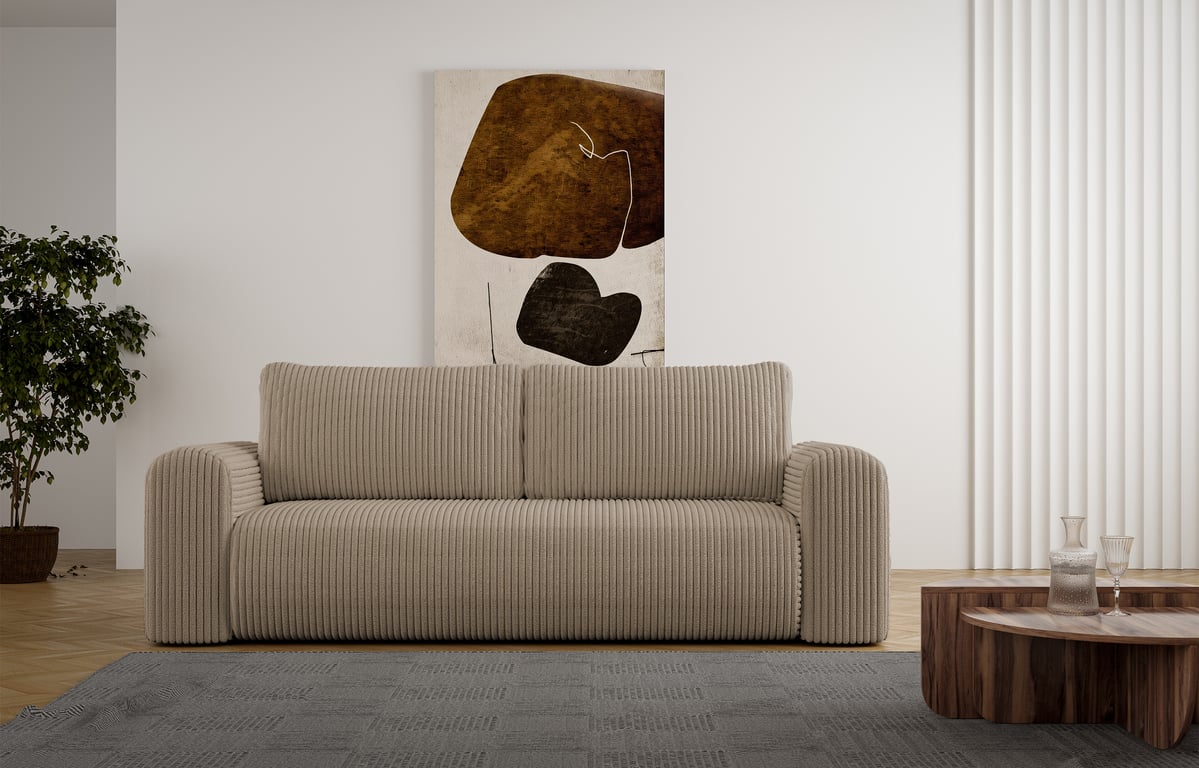 Produit similaire: Lelu - Canapé velours côtelé Marron