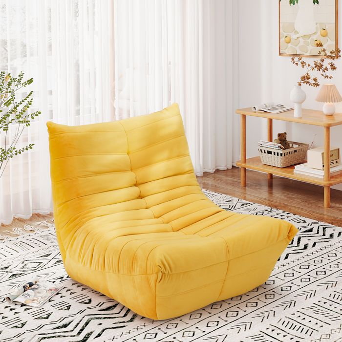 Produit similaire: Canapé Tatami,Fauteuil de Sol Paresseux Canapé 1 Places Scandinave Pour salon chambre bureau chambre à coucher 80x85x84cm Jaune