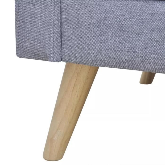 Produit similaire: Canapé fixe 2 places Scandinave Sofa Divan - Tissu Gris clair