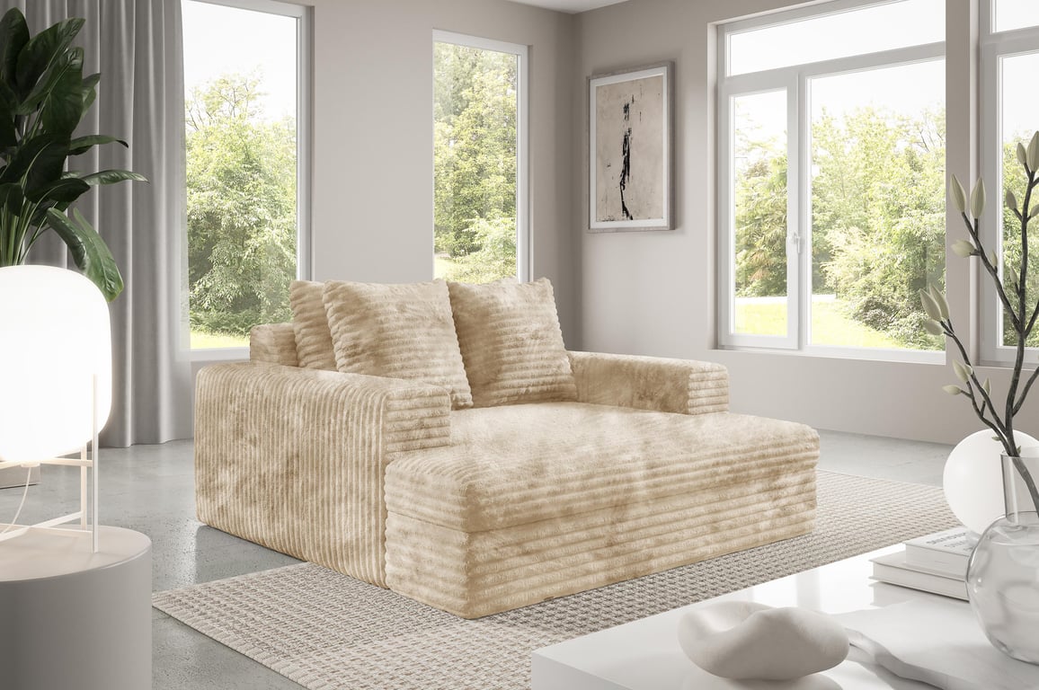 Produit similaire: camelia - Canapé velours côtelé Beige