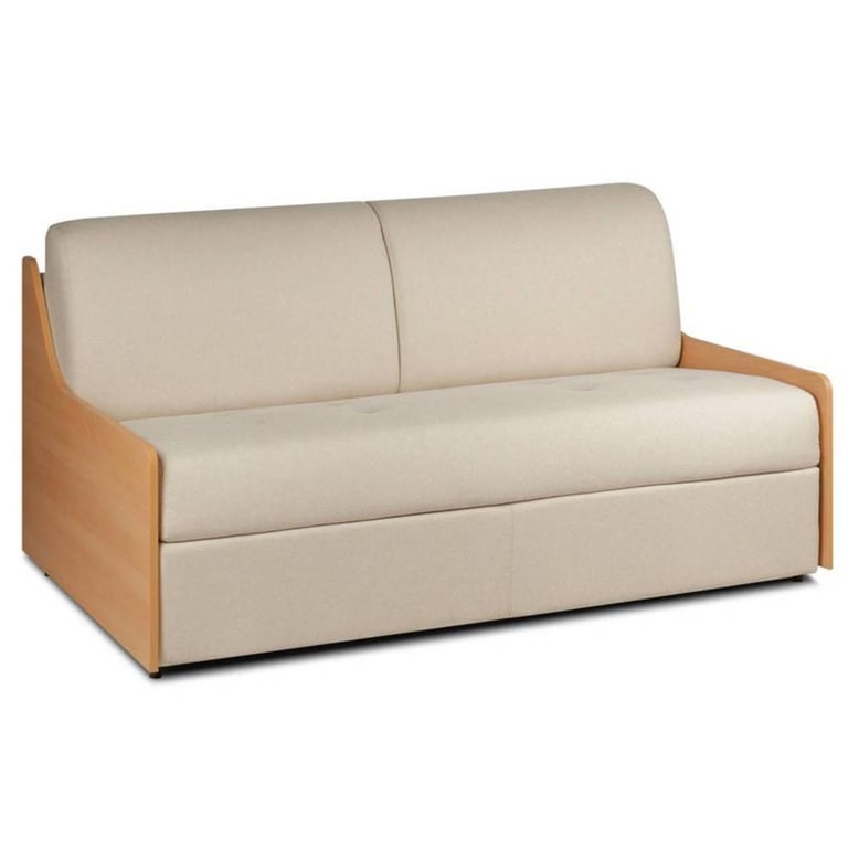 Produit similaire: Canapé lit compact 3-4 places NORMANN convertible EXPRESS 160cm accoudoirs bois matelas 16 cm