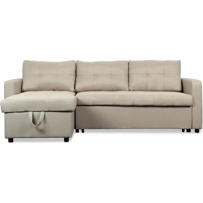 Produit similaire: Canapé d'angle convertible Toledo Tissu Beige