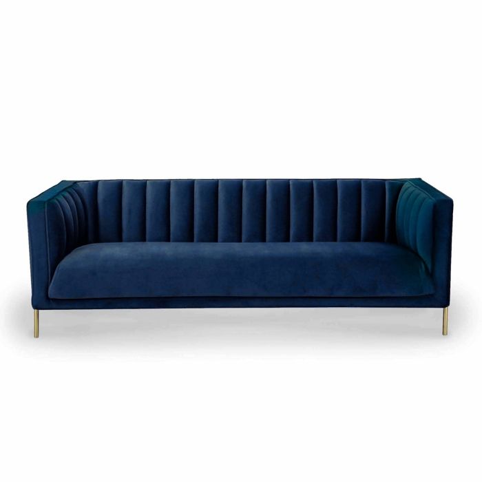 Produit similaire: JOLLA - Canapé en velours de couleur bleu 3 places
