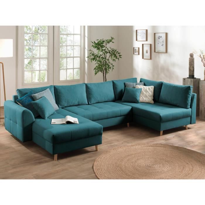 Produit similaire: Rune - canapé panoramique - 7 places - style scandinave - droit