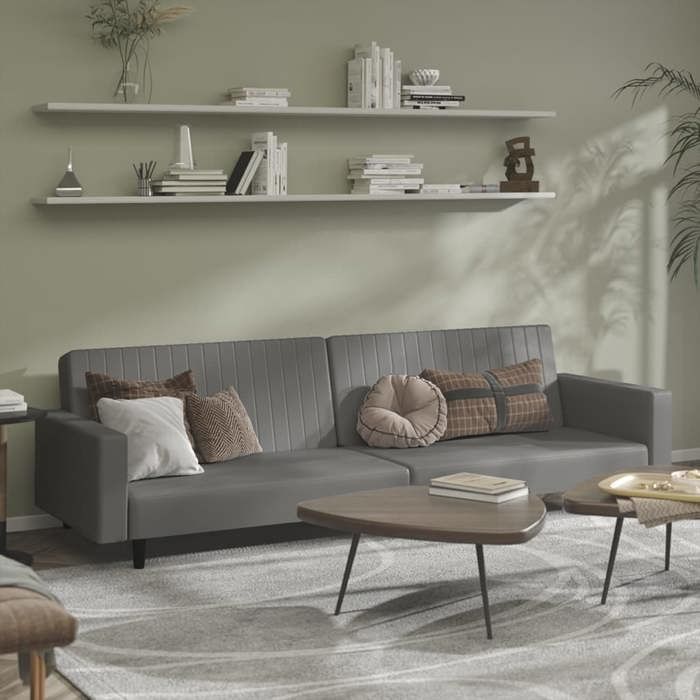Produit similaire: Canapé-lit 2 places gris similicuir 375953