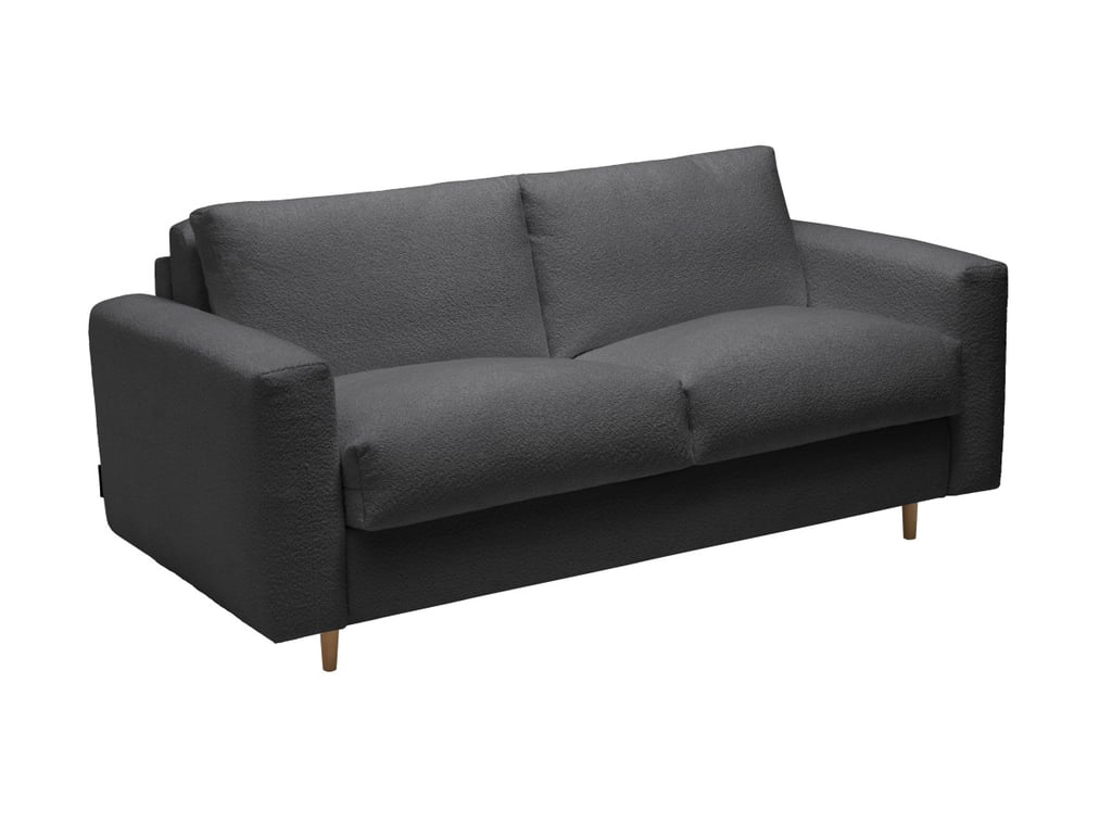 Produit similaire: Cocoone canapé droit convertible 3 places tissu bouclette gris foncé