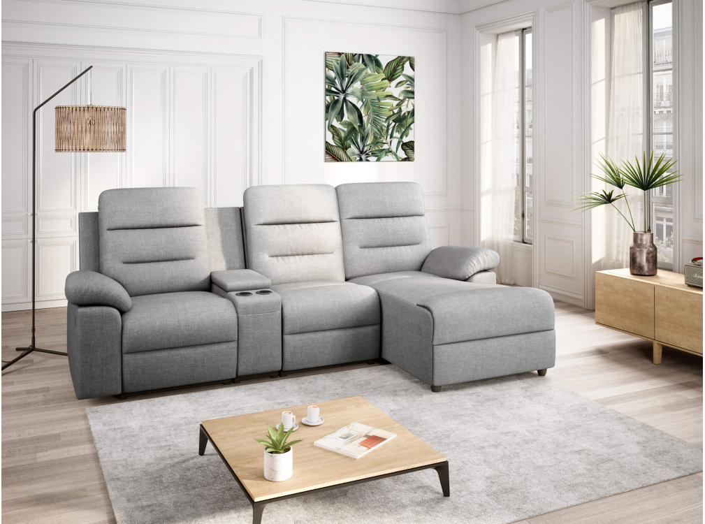 Produit similaire: RELAXXO - Canapé d'angle de Relaxation ZOÉ avec chargeur sans fil