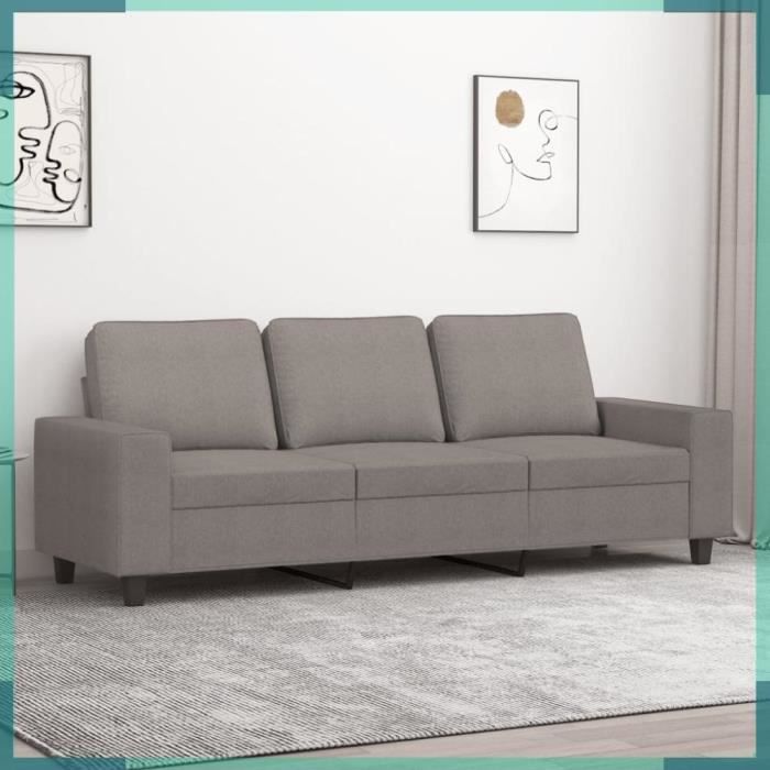 Produit similaire: Canapé à 3 places Taupe 180 cm Tissu-FHE359406