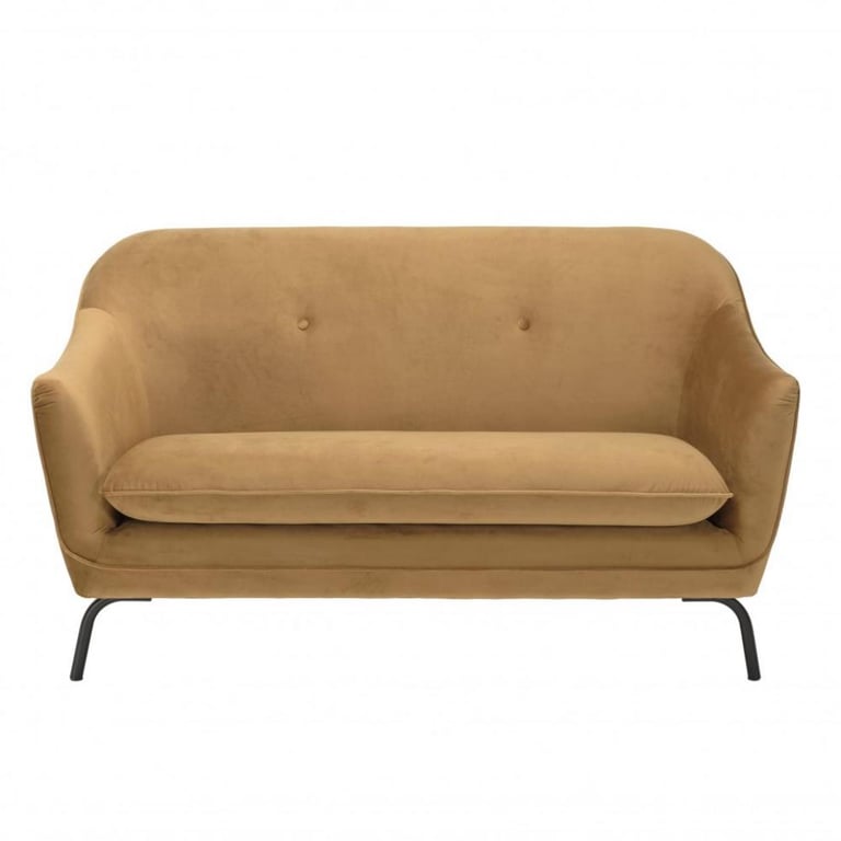 Produit similaire: Canapé fixe 3 places ROMA Tissu velours Camel