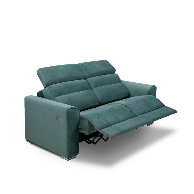 Produit similaire: Canapé 2 places relax électrique CONFORT LOFT avec système zéro wall velour bleu menthe