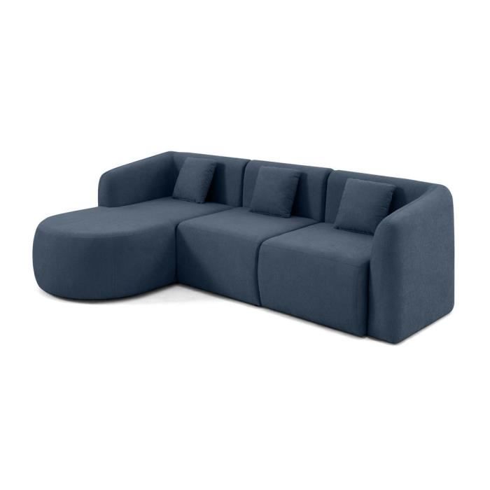 Produit similaire: Ikare - canapé modulable d'angle gauche - 4 places - en tissu - Bleu