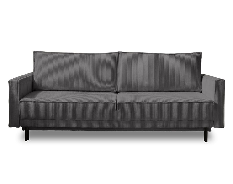 Produit similaire: Charlie - Canapé droit convertible 3 places Velours Gris foncé