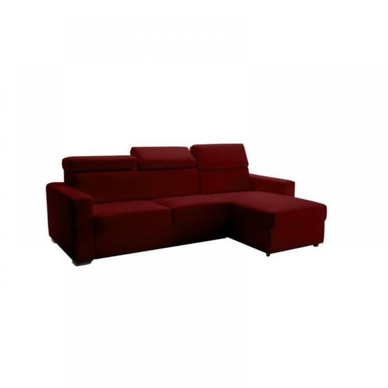 Produit similaire: Canapé d'angle réversible EXPRESS SIDNEY DELUXE 160 cm cuir vachette bordeaux tétières réglables matelas 16 cm