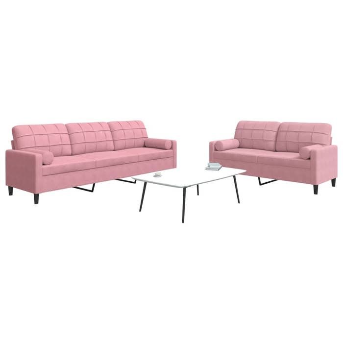 Produit similaire: Ensemble de canapés 2pcs et coussins et traversins rose velours, canapé, siège de canapé, canapé relax, canapé 3278494
