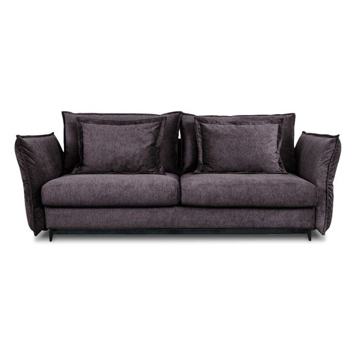 Produit similaire: Canapé Tissu Droit Convertible Gris foncé Verduro - 3 Places Gris Foncé