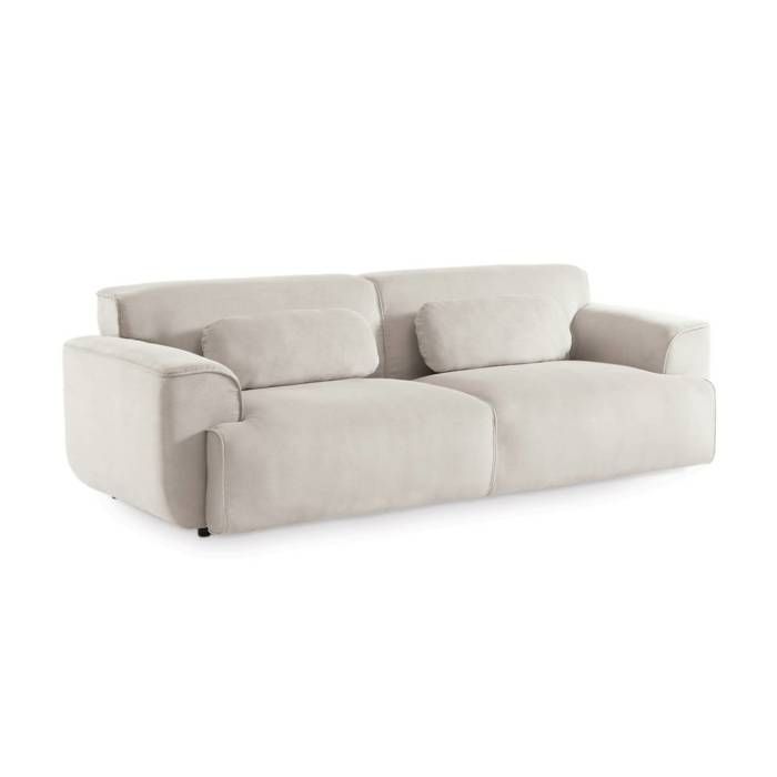 Produit similaire: Canapé 3 places. tissu velours côtelé. 2 coussins déhoussables. Wallas L 230 x P 98 x H 73cm