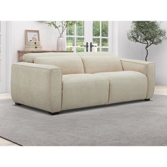 Produit similaire: Canapé 3 places relax électrique en tissu beige LAGUNDI