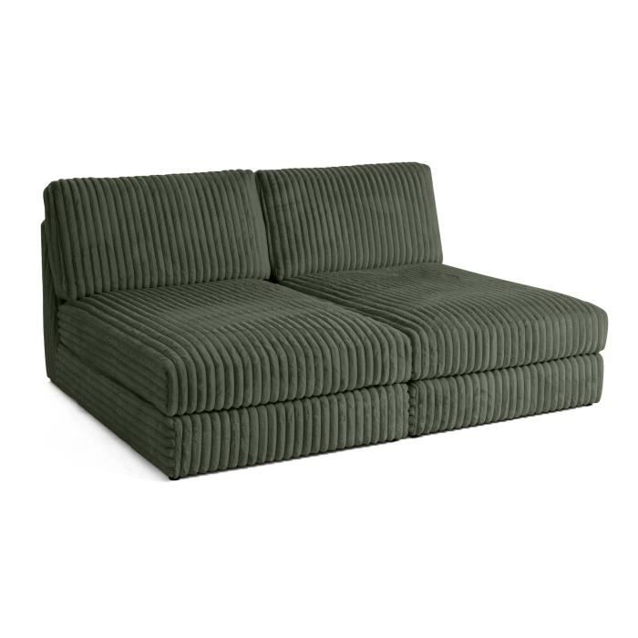 Produit similaire: Jasper - canapé modulable 3 places - en velours côtelé grosses côtes - Vert