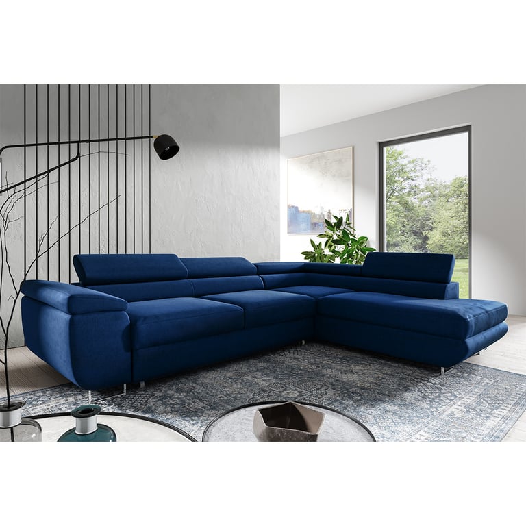 Produit similaire: lyam - Canapé relax convertible Bleu