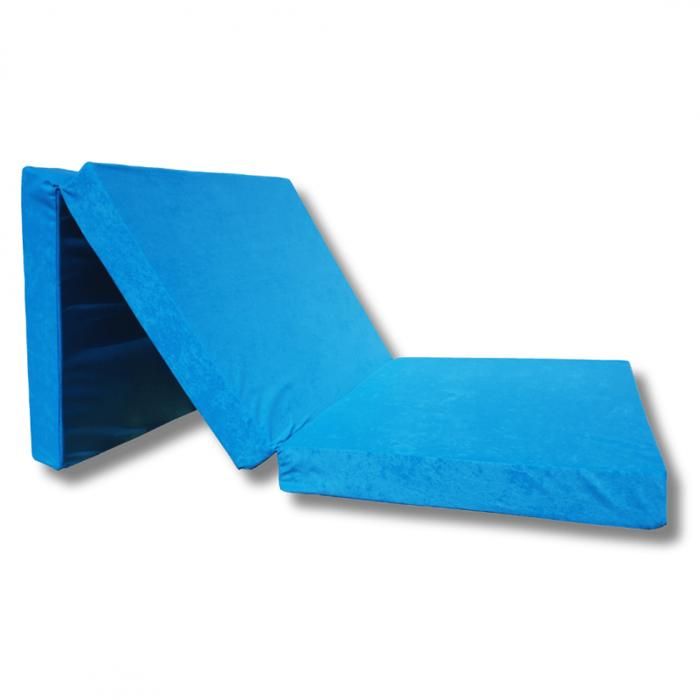 Produit similaire: Matelas pliable futon - Marque - Modèle - Bleu - 1 place - 65x195x10 cm
