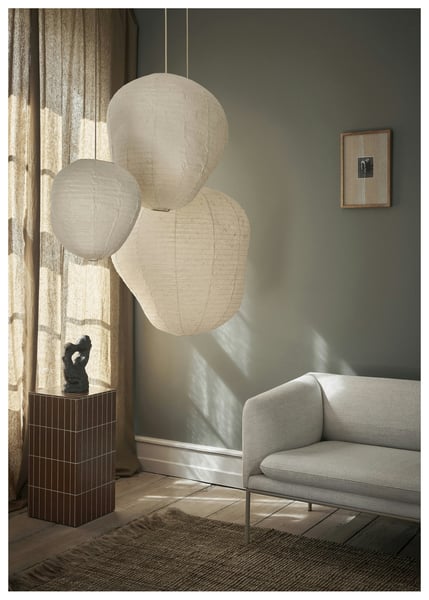 Turn - Canapé 3 places tissu beige