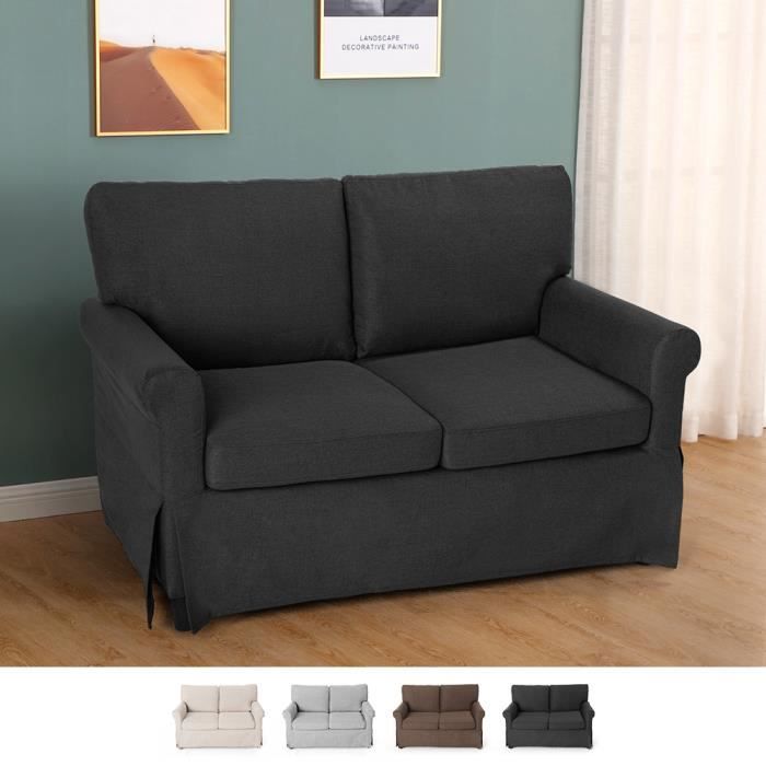 Produit similaire: Canapé 2 places de design classique moderne pour salons et salons en tissu Epoque, Couleur: Gris