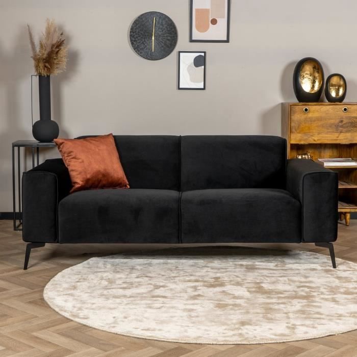 Produit similaire: Canapé en velours 2,5 places Vegas noir - Livin24 - Confortable et glamour