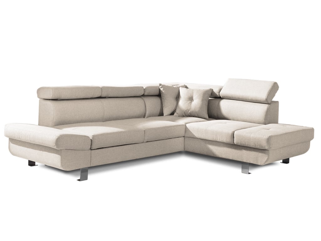 Produit similaire: Canapé d'angle convertible 5 places Tissu Beige