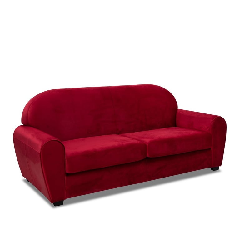 Produit similaire: Canapé fixe CLUB 3 places en velours rouge