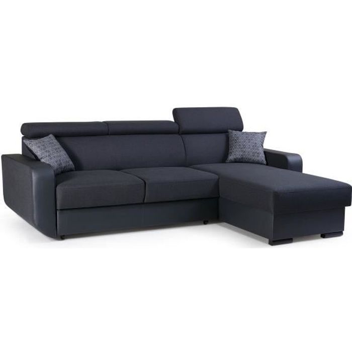 Produit similaire: Canapé d'angle Convertibles 4 Place Tissu Pedro (Canapé d'angle, Noir)