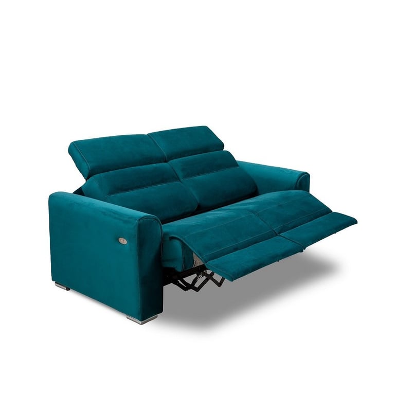 Produit similaire: Canapé 2 places relax électrique CONFORT LOFT avec système zéro wall velour bleu petrol