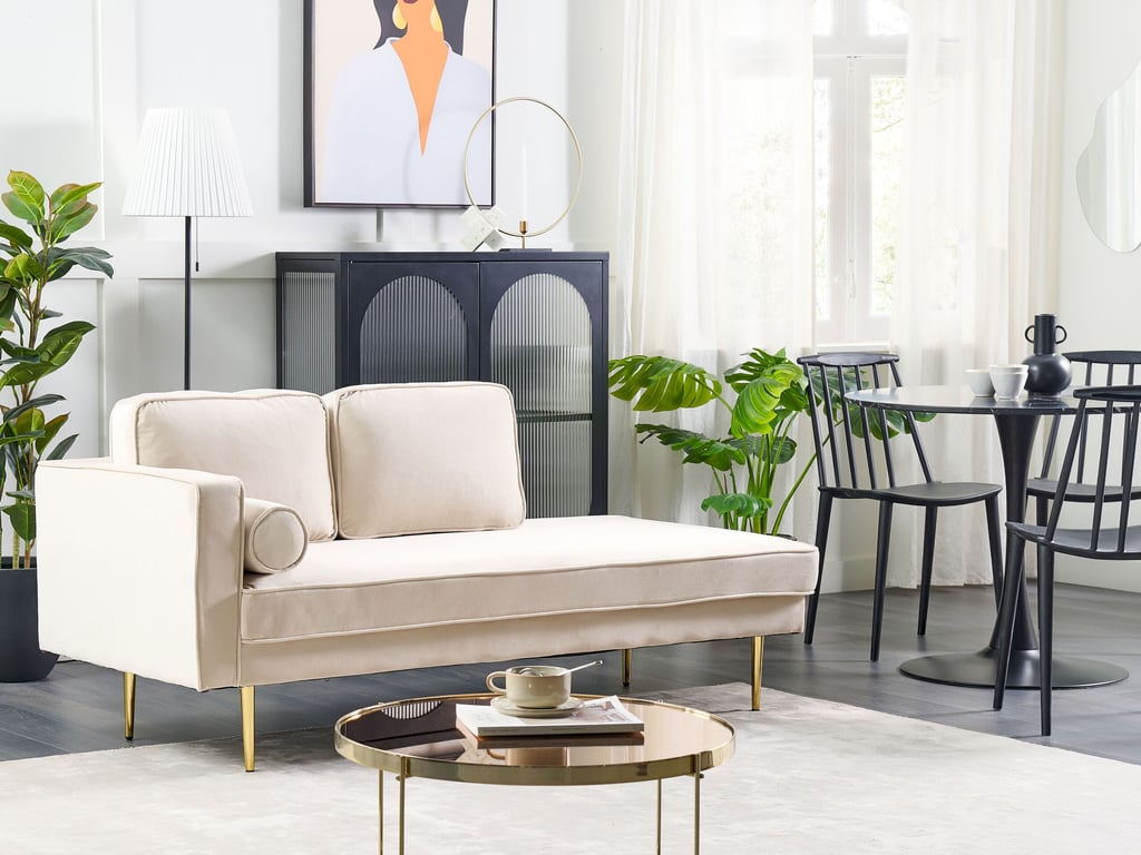 Produit similaire: Miramas - Canapé velours Beige