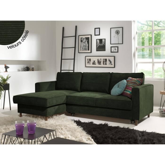 Produit similaire: Jake - canapé d'angle gauche - convertible avec coffre - 4 places - en velours côtelé