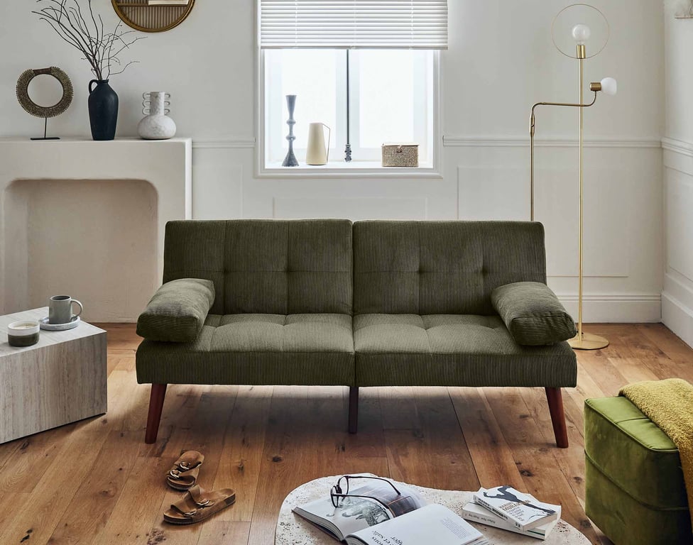 Produit similaire: philae - Canapé velours côtelé Vert