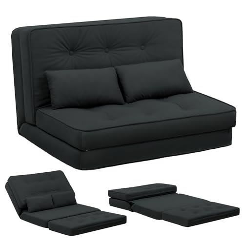 Produit similaire: COMHOMA Canapé Convertible 2 Places, Chauffeuse avec Coussins Confortable, canapé lit Pliant,Noir
