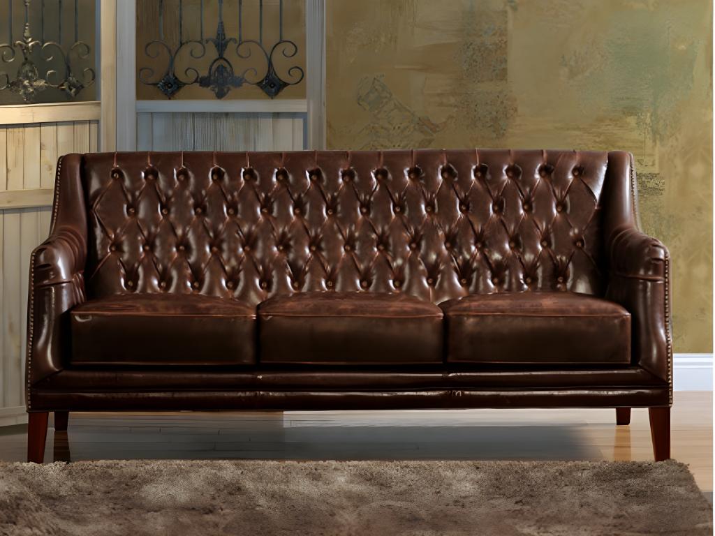 Produit similaire: Colbert - Canapé cuir de vachette Marron