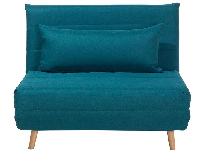 Produit similaire: Canapé convertible BELIANI SETTEN en tissu bleu - 1 place - Réversible - Quotidien