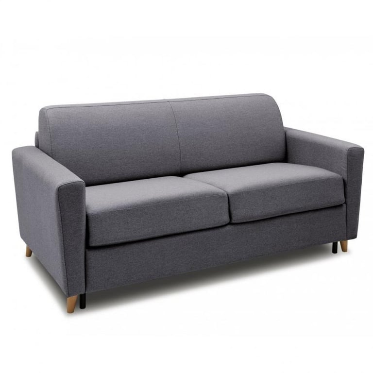 Produit similaire: Canapé convertible express 140 ONTARIO  sommier lattes matelas 20 cm Microtweed Enjoy beige