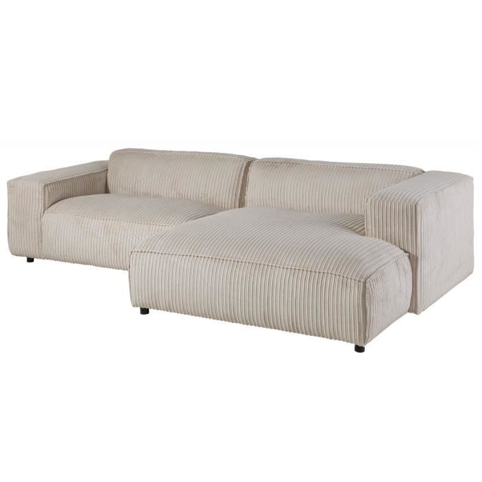 Produit similaire: Canapé d'angle 279x164 Ivoire SOFAS