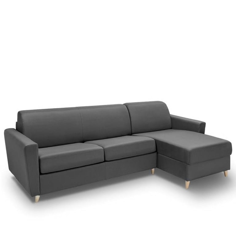 Produit similaire: Canapé d'angle VIRGOLA convertible EXPRESS 120 cm matelas 16 cm tissu gris